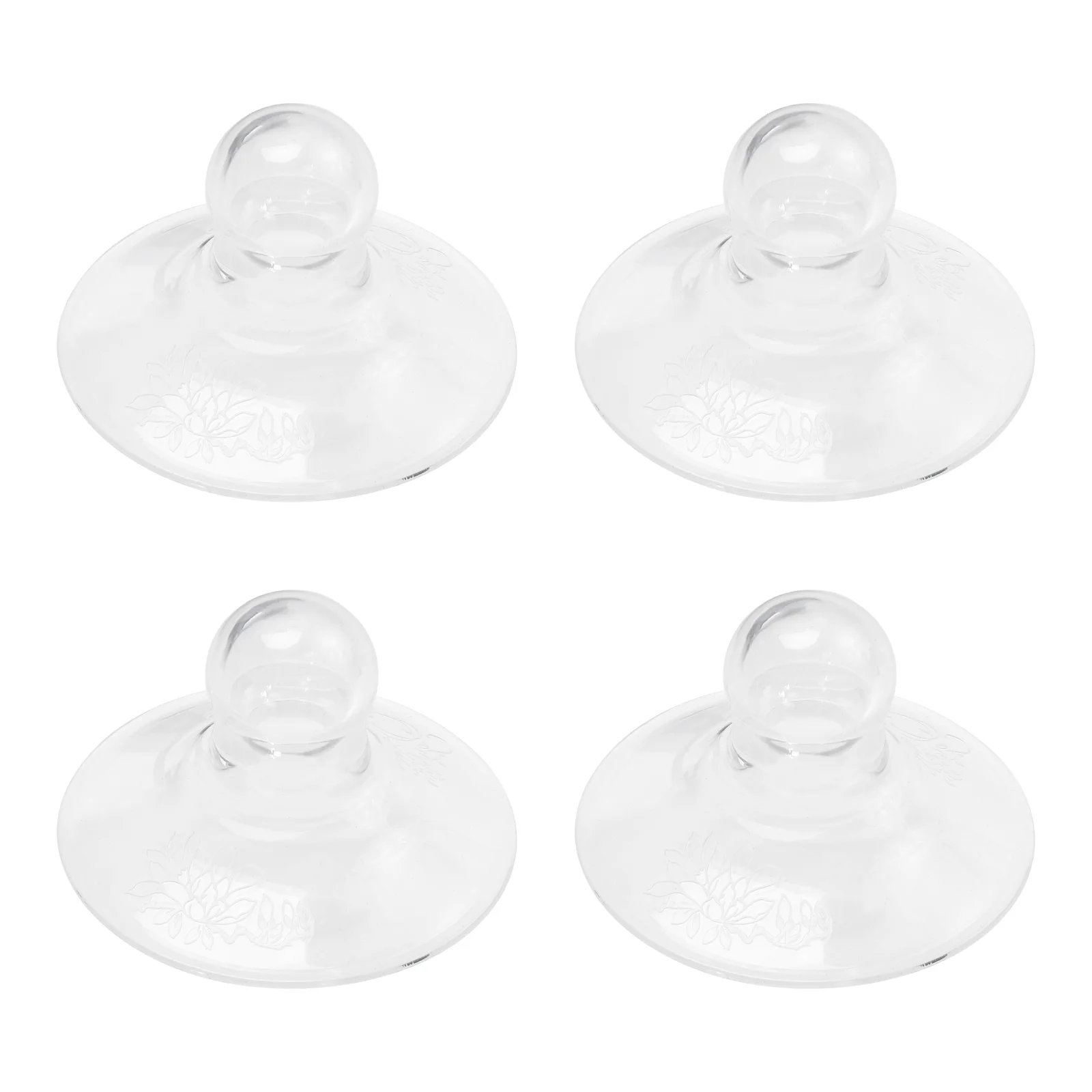 

4 Pcs Suckers Puller Flat Breast Corrector Silica Gel Breastfeeding Silicone Girl