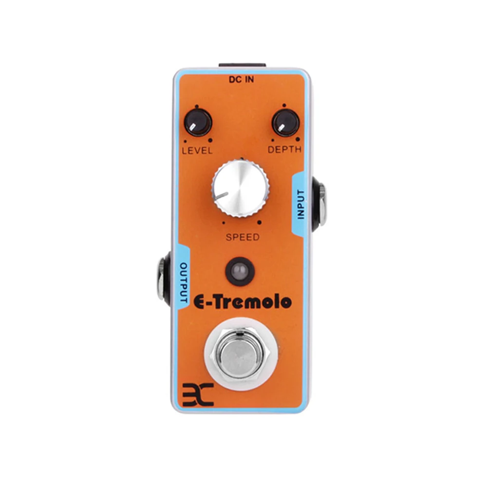 ENO TC43 E-Tremolo педаль эффектов для электрогитары, педаль мультиэффектов с металлической фотомагнитной модуляцией, аксессуары для гитары ENO TC43 E-Tremolo педаль эффектов для электрогитары, педаль мультиэффектов с металлической фотомагнитной модуляцией, аксессуары для гитары