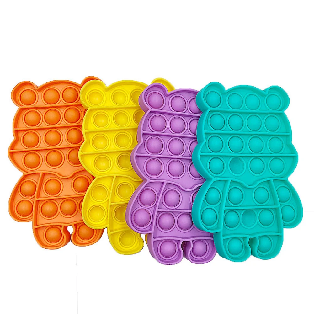 

Portable Silicone Stress Reliever Push Bubble Sensory Interactive Toys Cup Mat Children Fun Pressure Reduction Toy