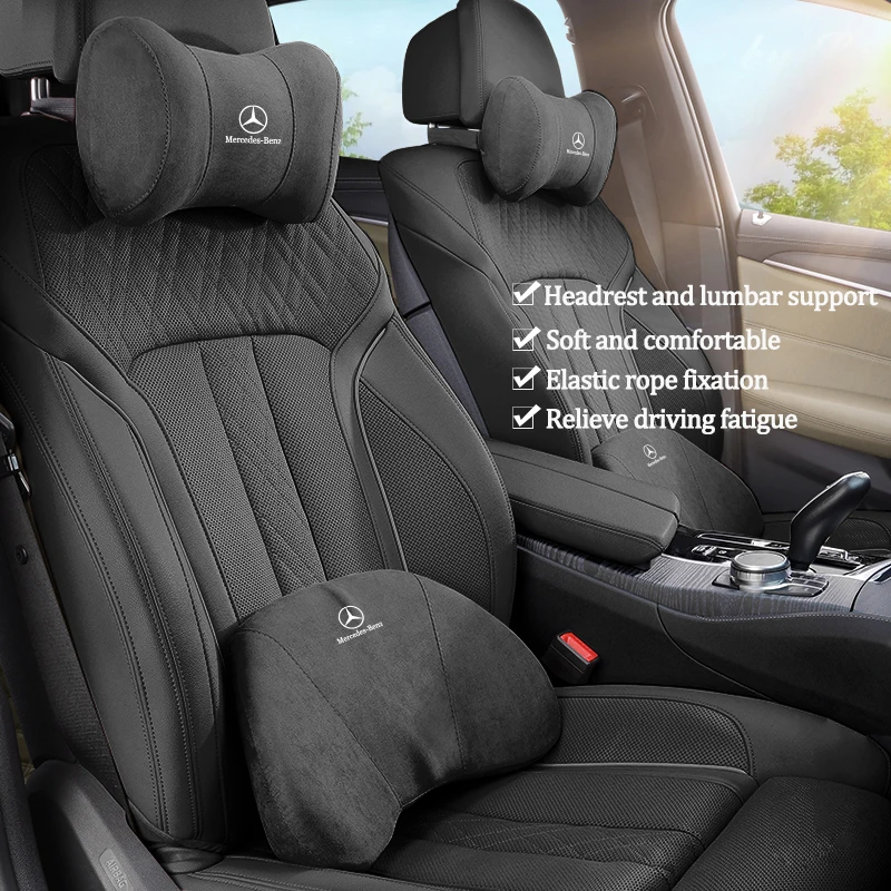 Подголовник автомобиля мягкая комфортная подушка для поясничной поддержки авто