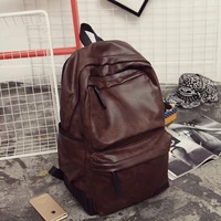 yoreai new large mens backpacks pu leather mens backpack fashion big capacity shoolbag for boy school male laptop
