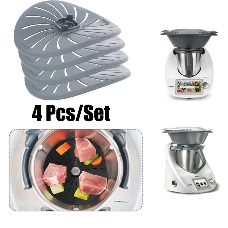 

4pcs/Set Blade Cover Scraper Kitchen Machine Blender Rotary Spatula Knife Cover For Thermomix TM31 TM6 TM5 Kitchen Accessorie