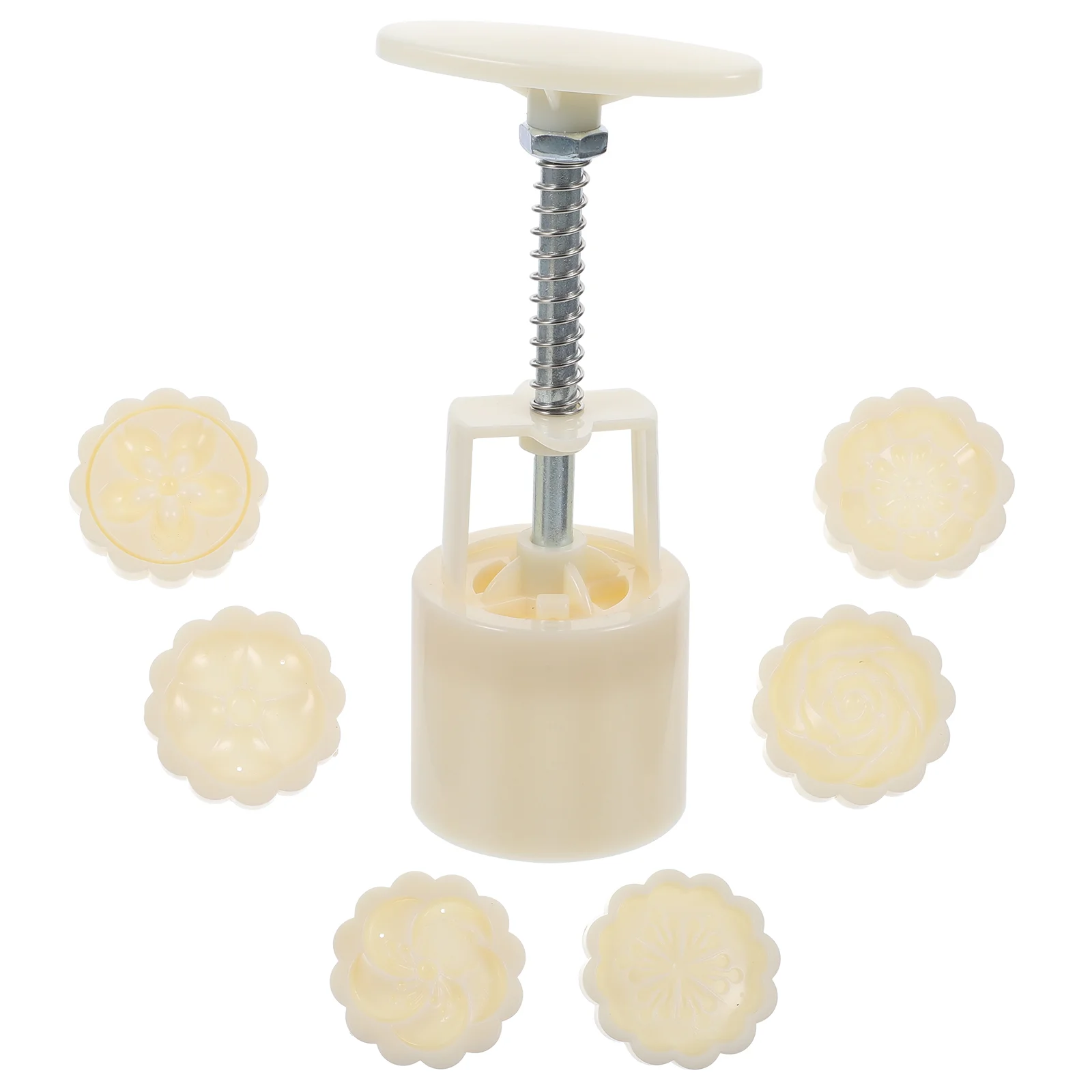 

Small Tools Mold For Moon Cake Flower Embossed Press Stamps Chinese Hand Cookie