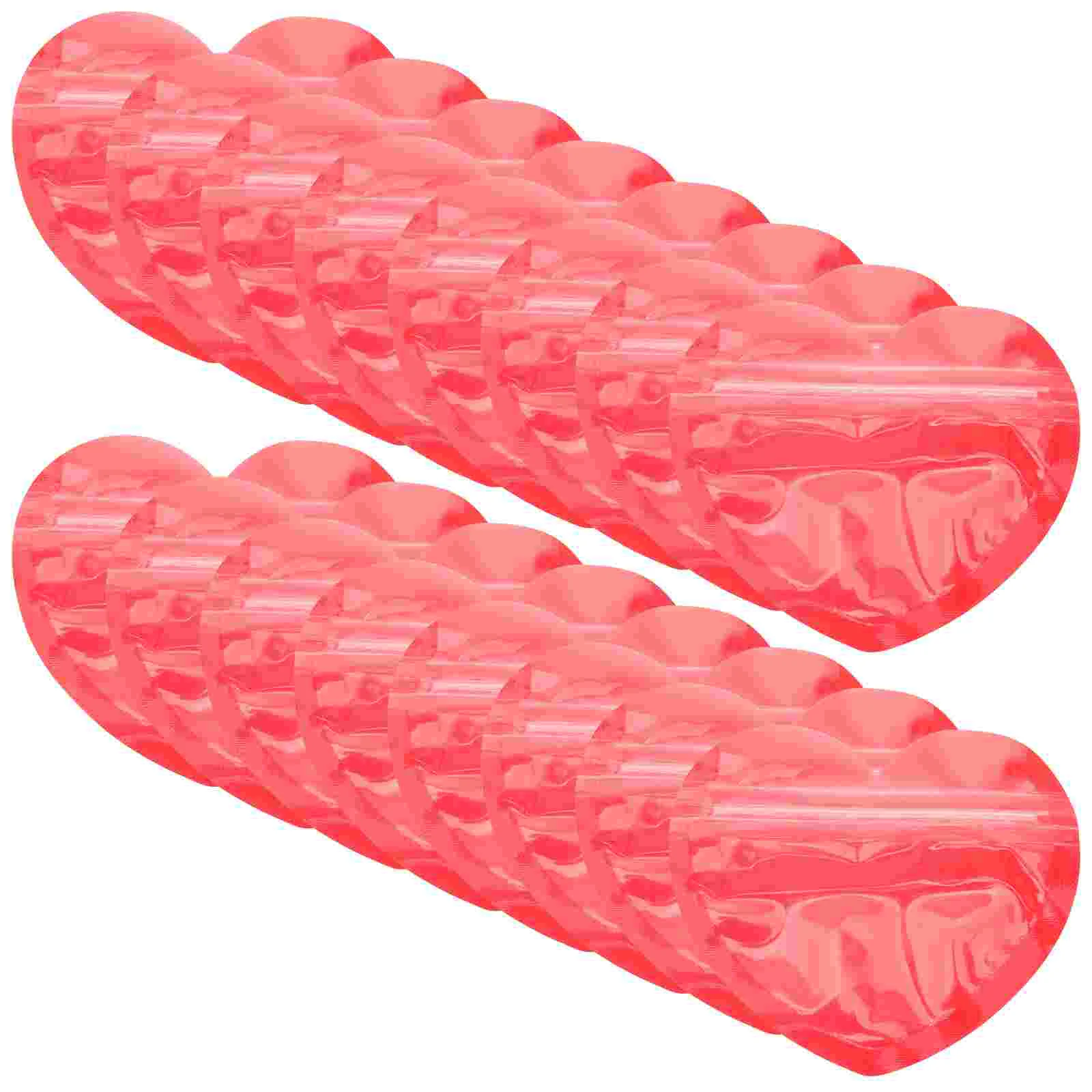 

50 Pcs Heart Shaped Jewelry Organizer Self Sealing Bags Food Small Plastic Pvc Valentines Day Gift Child