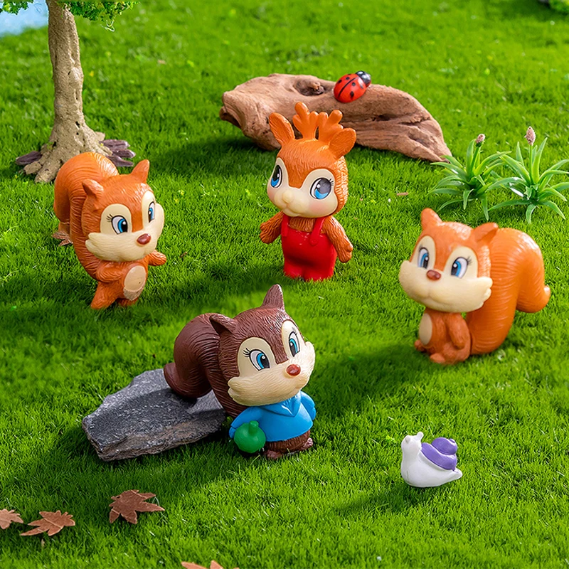 1 шт. миниатюрные фигурки героев мультфильма оленя белка