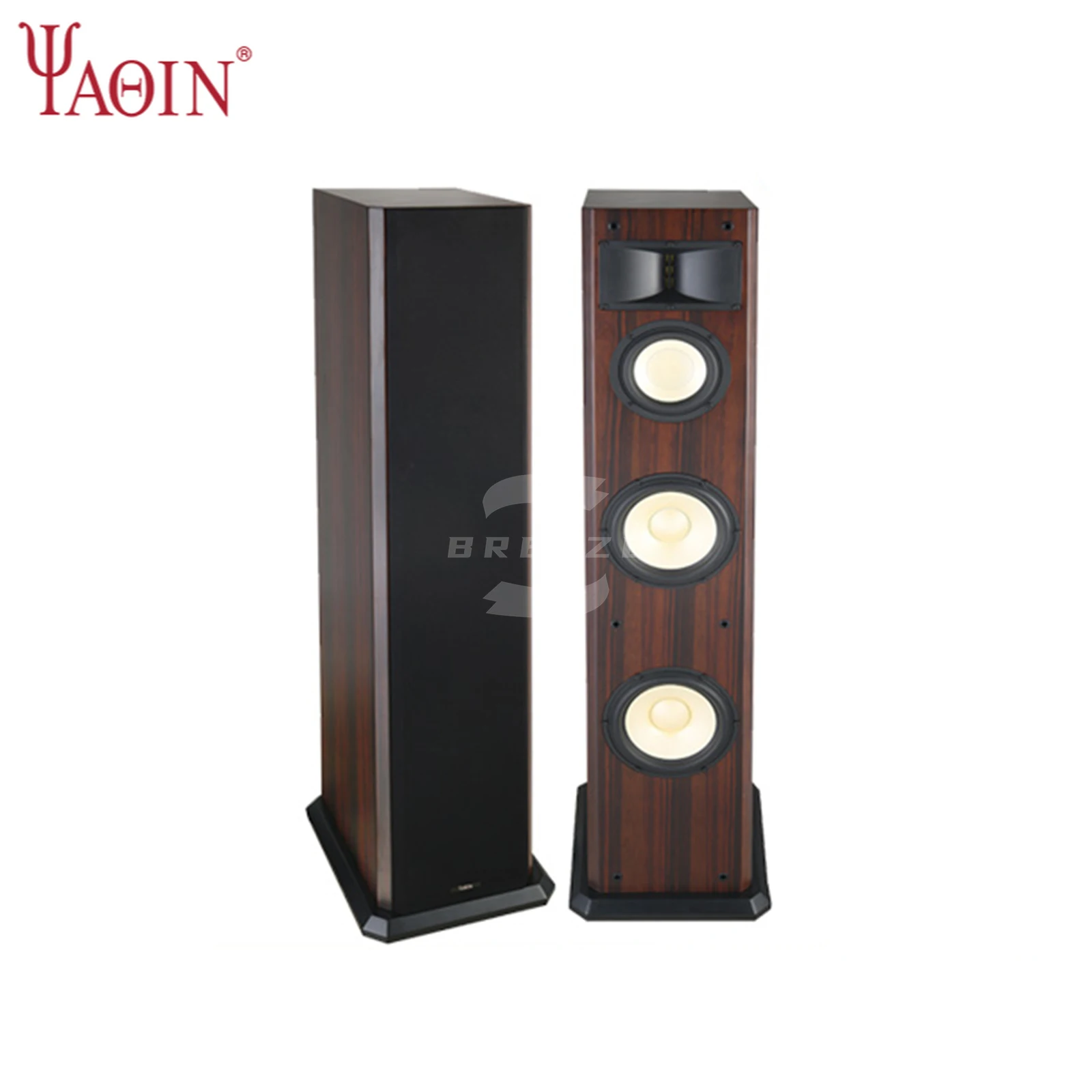 

YAQIN MS-600M Floor High Fidelity Fever HiFi Speaker 3-fen 7 "double Bass Passive Sound Factory Direct Sales