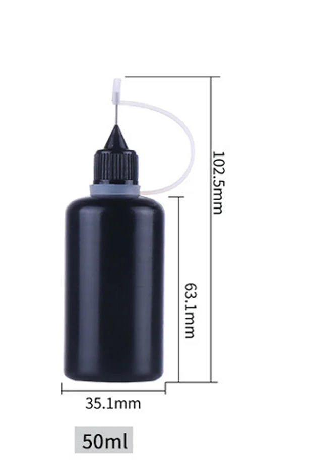 

Пустые черные бутылки-капельницы из ПЭ 10 шт.