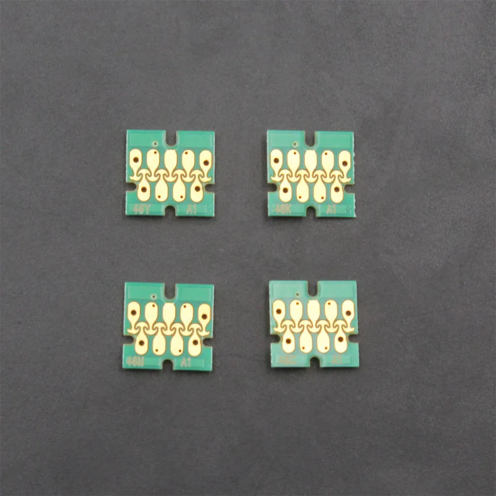 HDK C M Y F6380 F9480 чипы для Epson Surecolor чип картриджа с чернилами T46F8 T46F1 T46F2 T46F3 T46F4