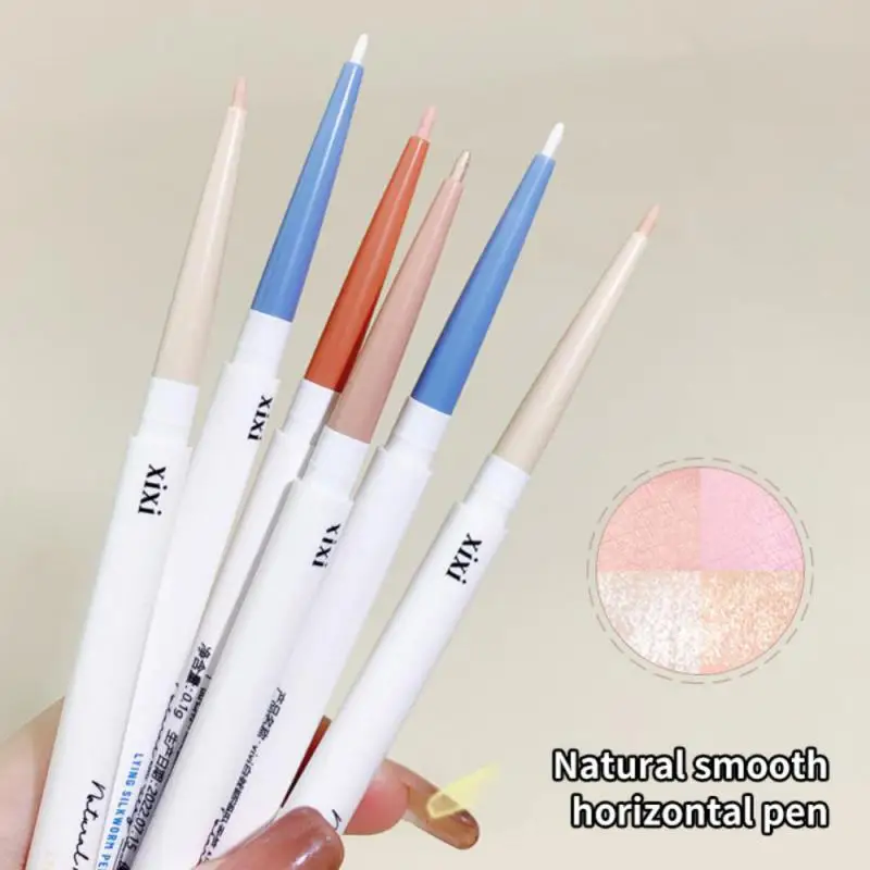 

Color Pearly Eye Shadow Makeup Lying Silkworm Pen Nude Color Silver Bright Light Brightening Eyeliner High-gloss Pen Cosmetics