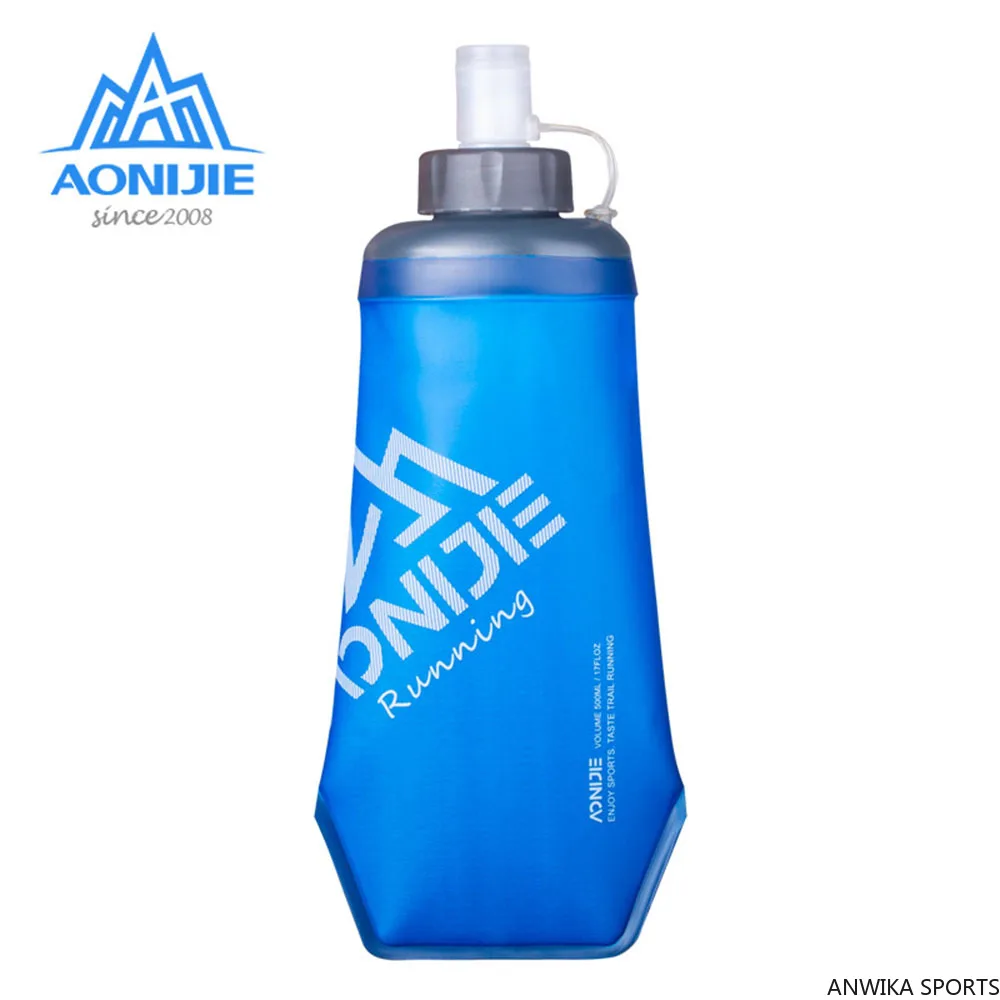 

AONIJIE 420ml 500ml Outdoor Sports Hydration Bladder Heat Preservation Kettle Water Bottle For Running Hiking Cycling