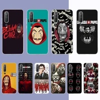 la casa de papel phone case for samsung s21 a10 for redmi note 7 9 for huawei p30pro honor 8x 10i cover