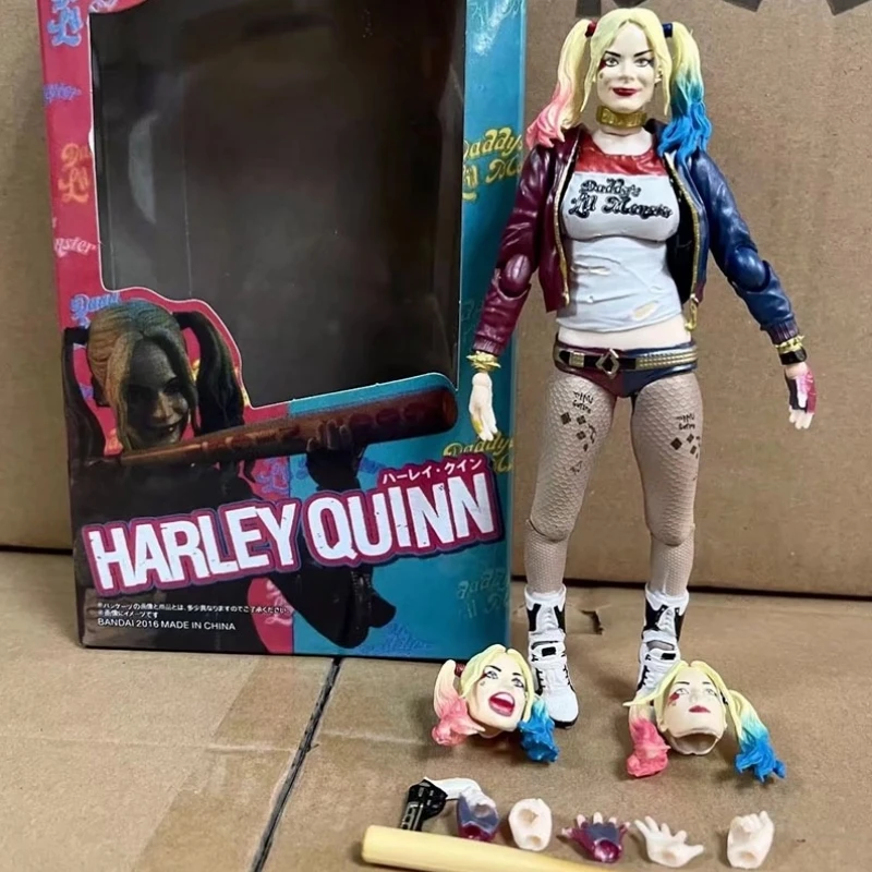 

14cm Suicide Squad Harley Quinn Bjd Action Figures Sexy Toys For Girls Birthday Christmas Gift Cool Personalized Decoration