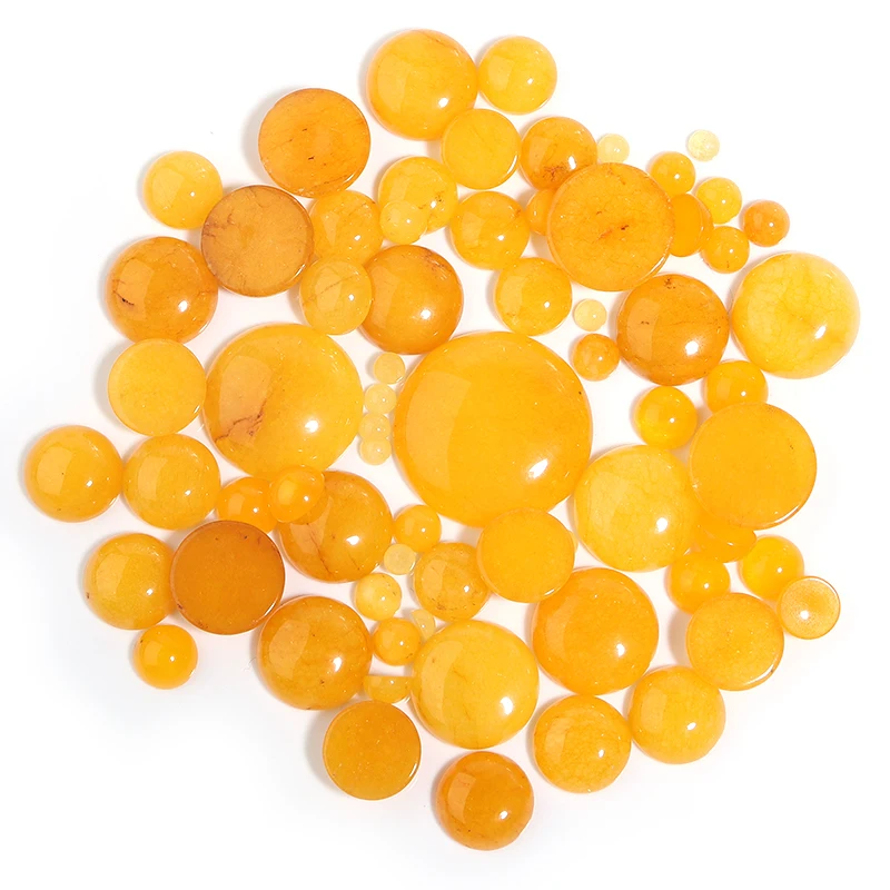 Круглый нефритовый кабошон 4/6/8/10/12/14/16/20/25 мм 2-10 шт