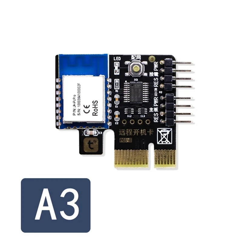 A3 Tuya Wifi PC Power Switch Desktop Computer Remote Boot Startup Card Telecommuting PICE MINI APP Control