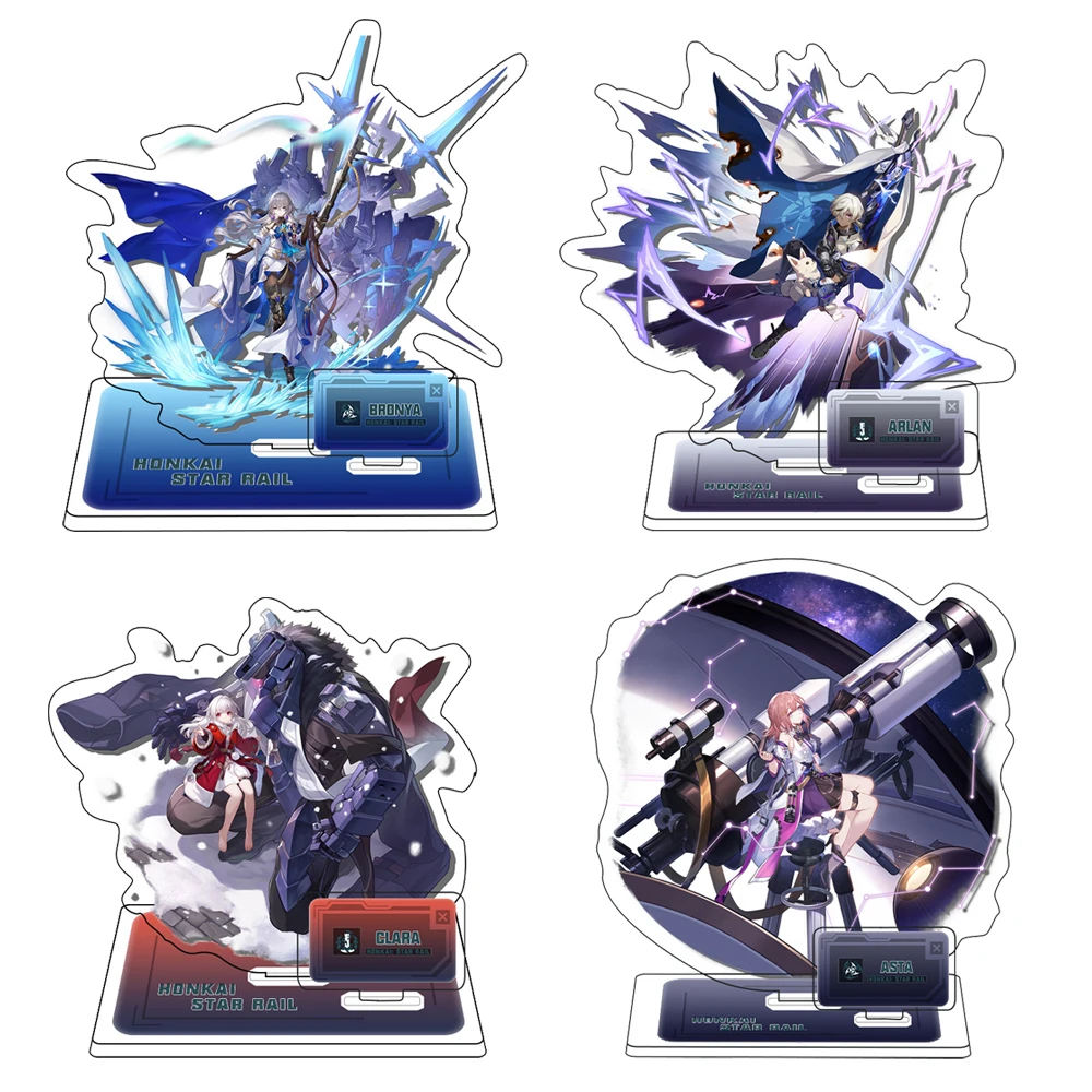 

Game Honkai Star Rail Figure March 7th Danheng Jingyuan Acrylic Stand Model Plate Cosplay Fans Gifts Desk Decor Anime Keychain