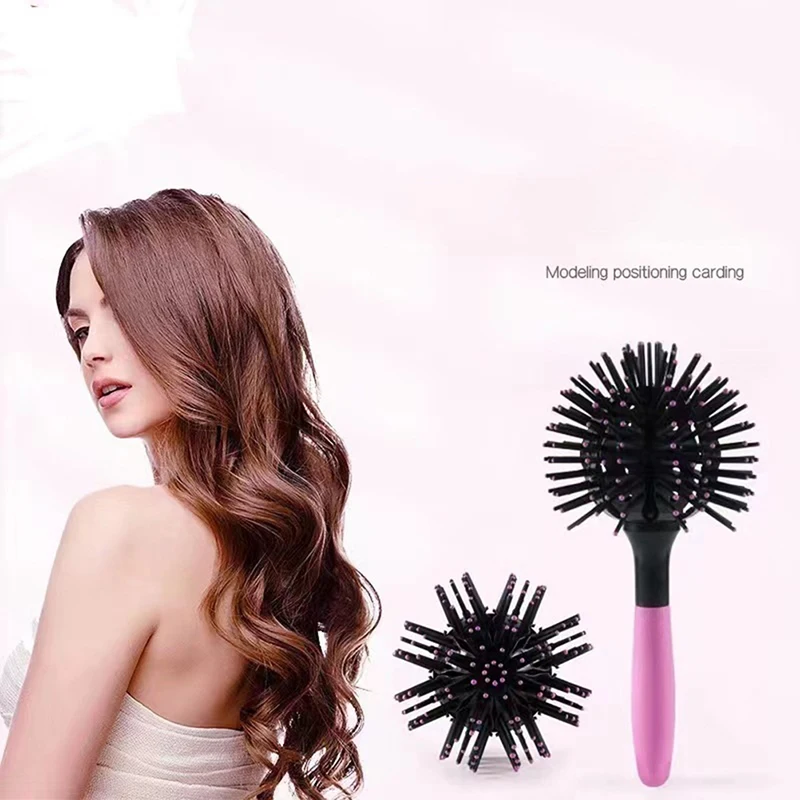 

Hair Brush Magic Hair Comb 3D Round Hair Brush 360 degree Ball Massage Comb hair split peine peluquería profesional