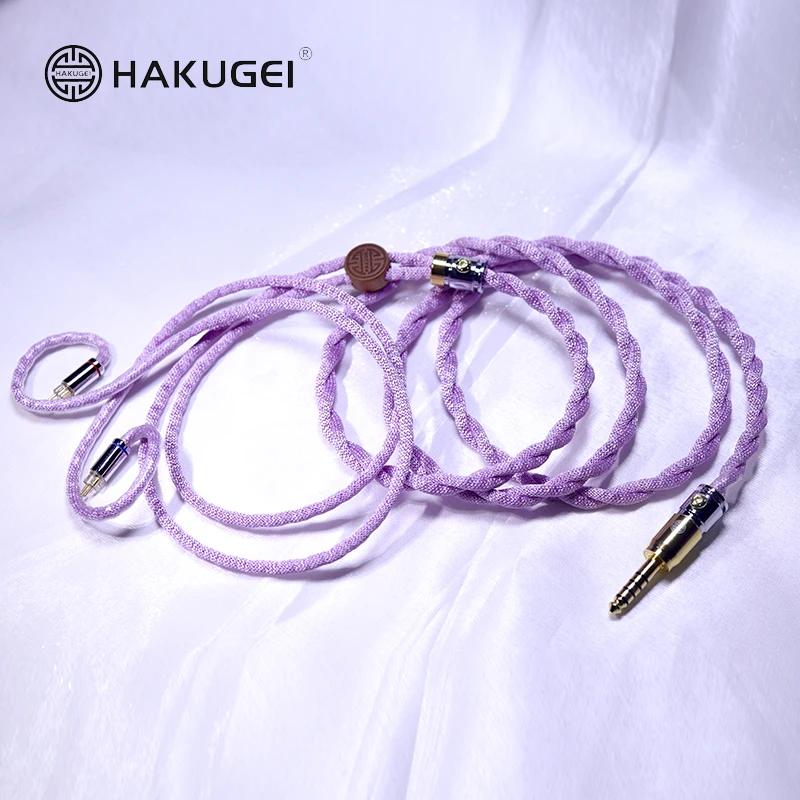

Hakugei Purple And Sky Ritz 7n Microcrystalline Copper Fiber Mesh Removable Earphone Cable Earphone Adapter Cable 3.52.54.4