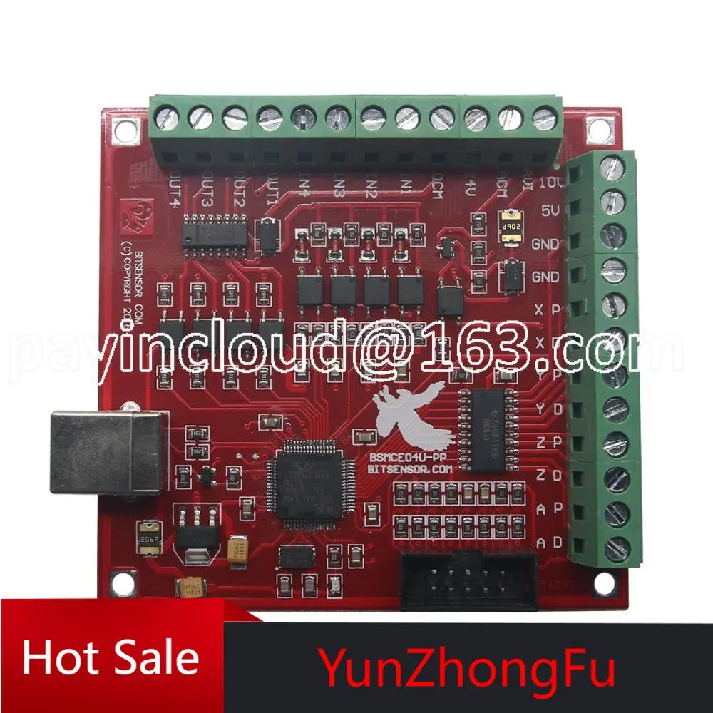 

CNC USB MACH3 100Khz Breakout Board 4 Axis Interface Driver Motion Controller
