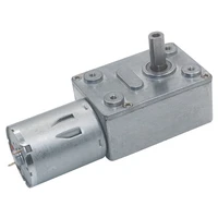reversible worm gear motor high torque 12v micro type metal motor with shaft 10 revolutions