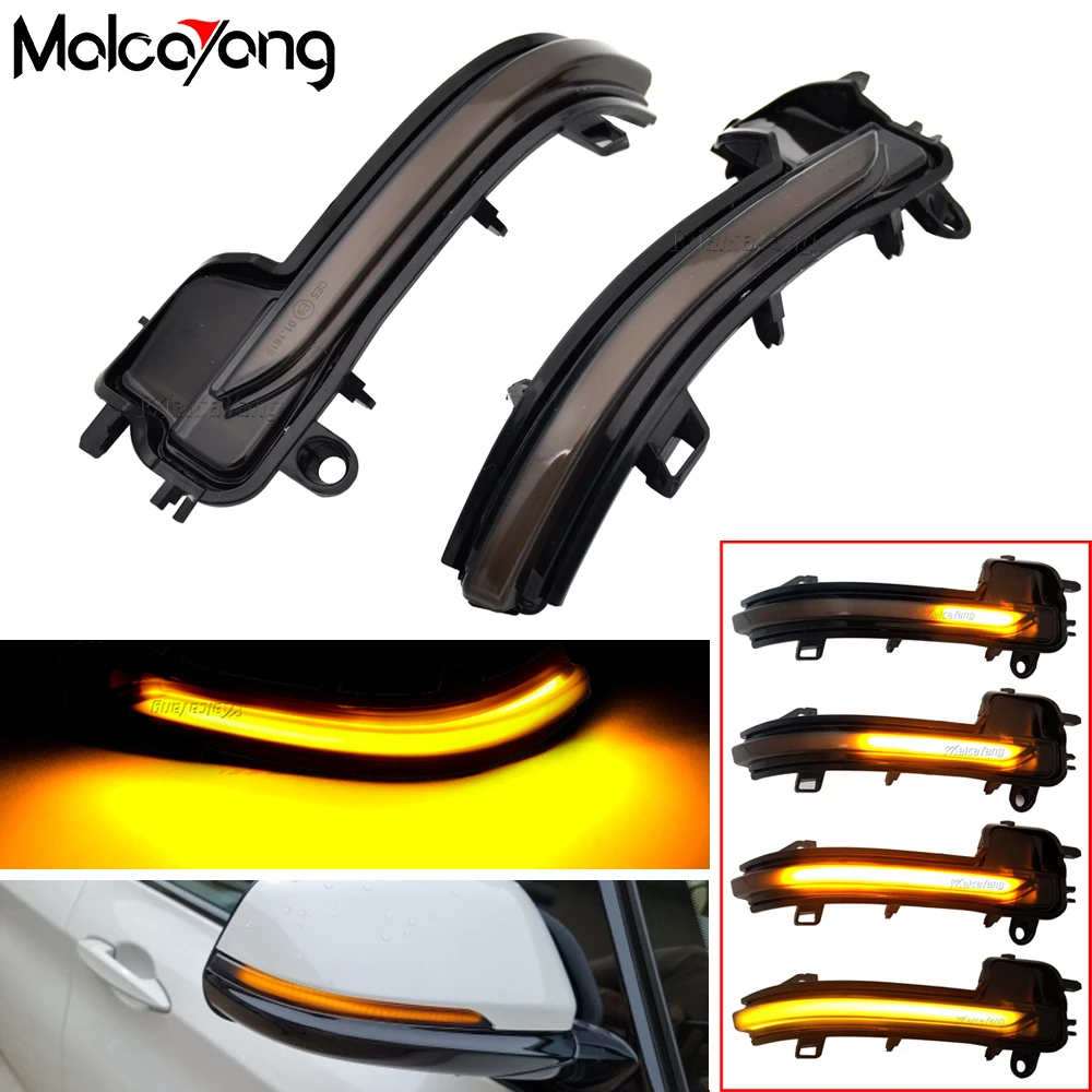 

LED Dynamic Turn Signal Light Rearview Mirror Indicator Lamp For BMW 2 Series F45 Active Tourer F46 Gran Tourer X1 F48 2016-2021