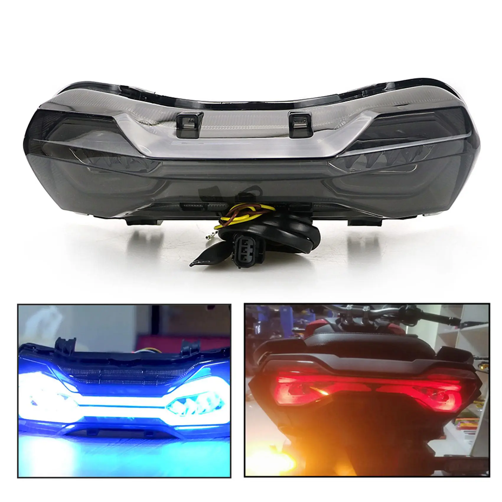 Задний фонарь мотоцикла светодиодный стоп-сигнал мигалка указатель поворота для