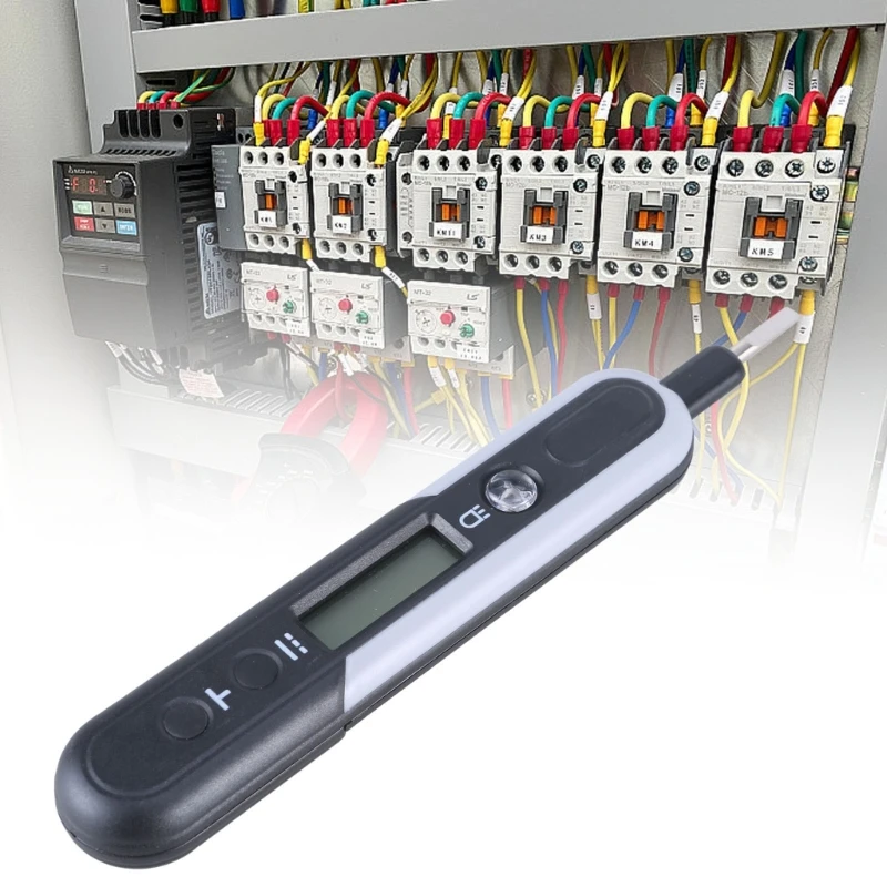 Электрический тестер четкий дисплей удобный зажим конструкция ручка для