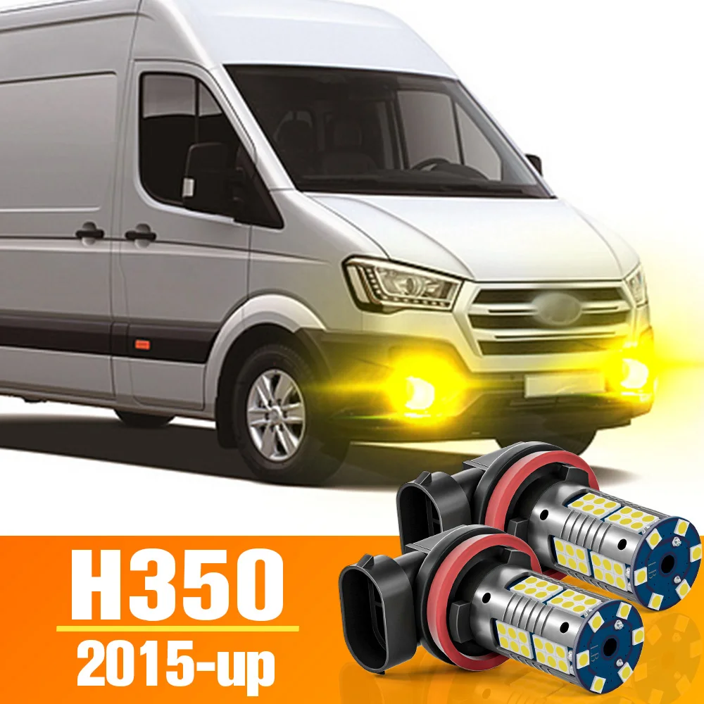 

2pcs LED Front Fog Light Bulb Accessories For Hyundai H350 2015 2016 2017