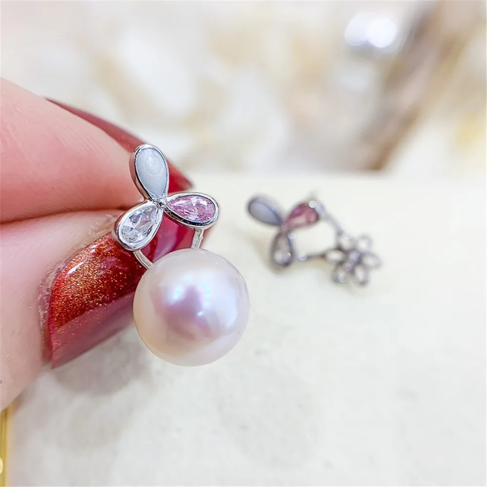 

Серьги-гвоздики из серебра 925 пробы, с жемчугом