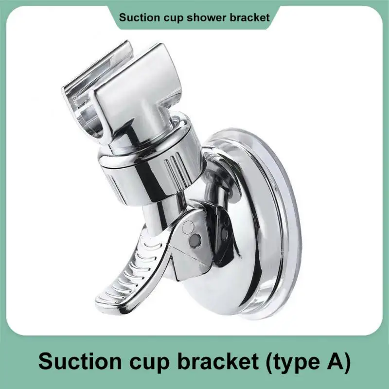 

2/4/5PCS Suction Cup Holder Chrome Plating Wall Mount Bracket Adjustable 360 Rotation Hand Shower Holder Bathroom Accessories 1/