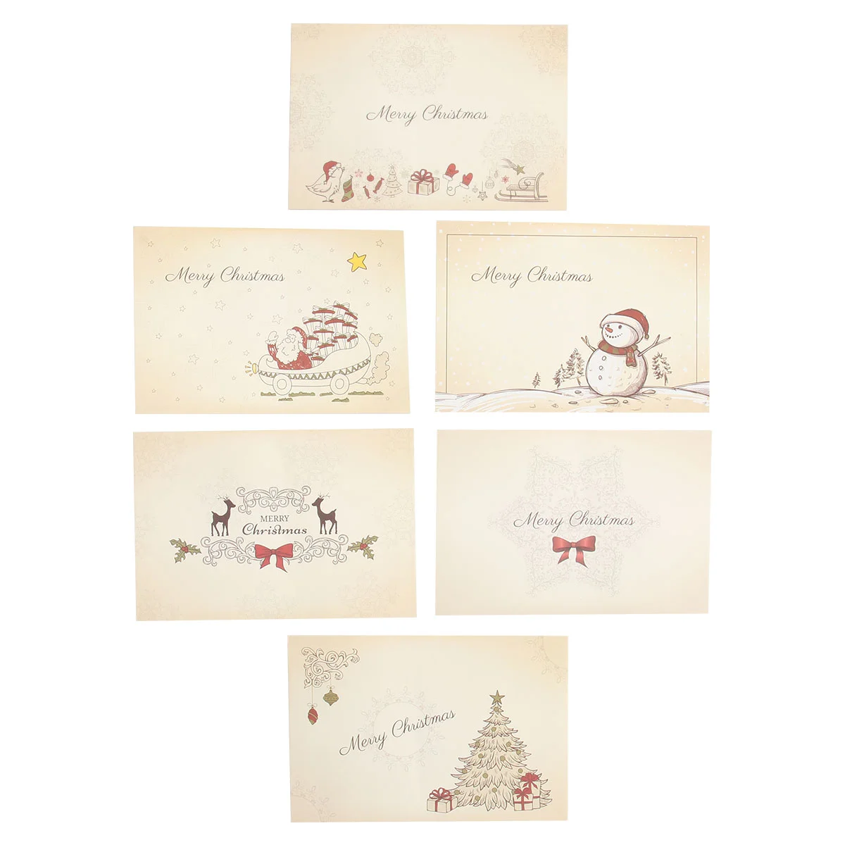 

6 шт. рождественские конверты, поздравительные открытки, оберточные подарочные конверты, открытка, благословение, бумага, вечерние Supply Business