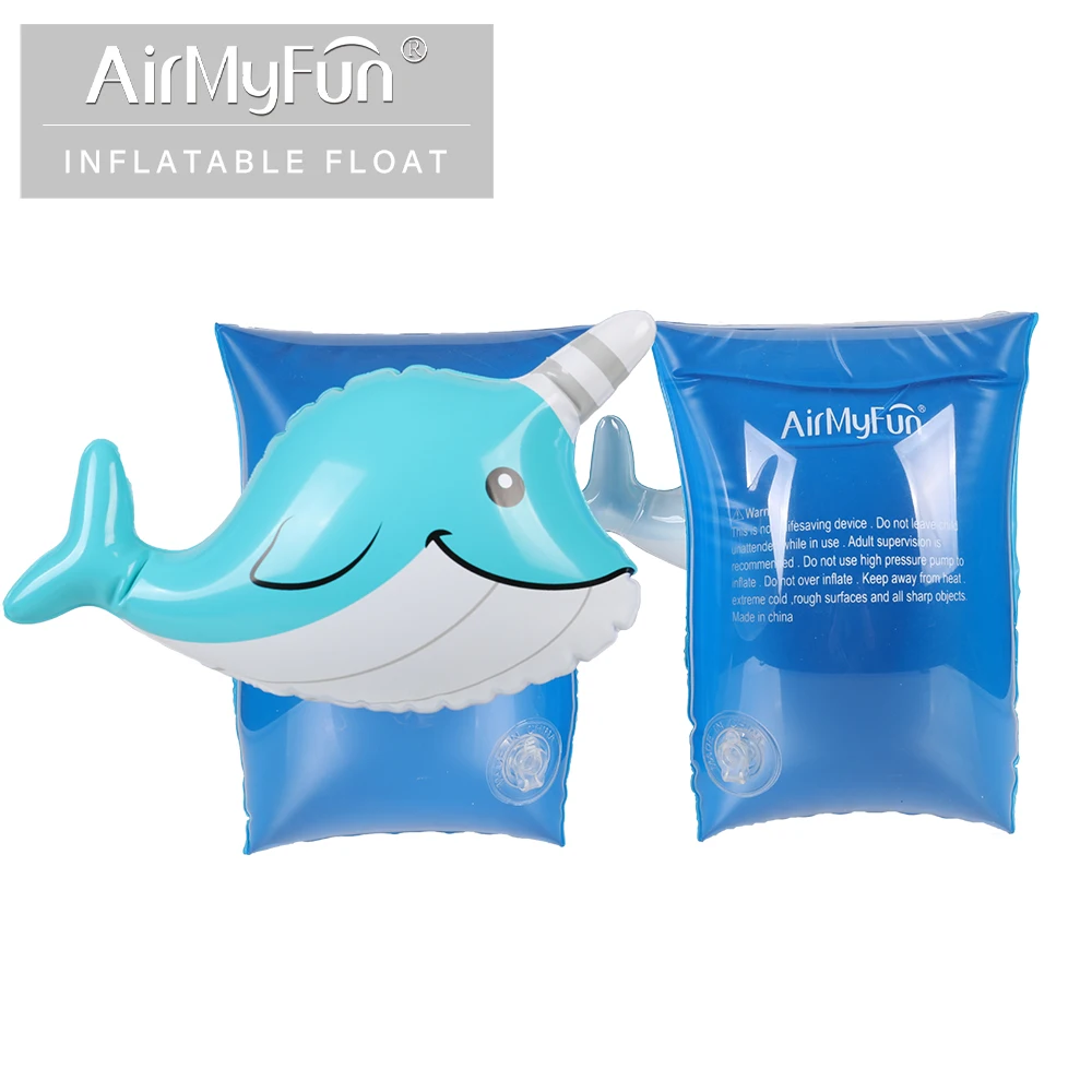

Narwhal Swimming Arm Ring Inflatable Children Baby Floats Hand Swim Pool Floating Float Swimming Circle