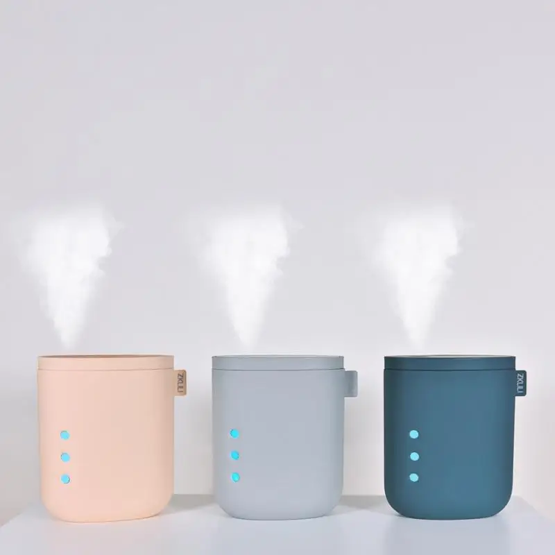 

330ml air humidifier Ultrasonic silicone Electric air diffuser with night light cool mist maker for house bedroom office