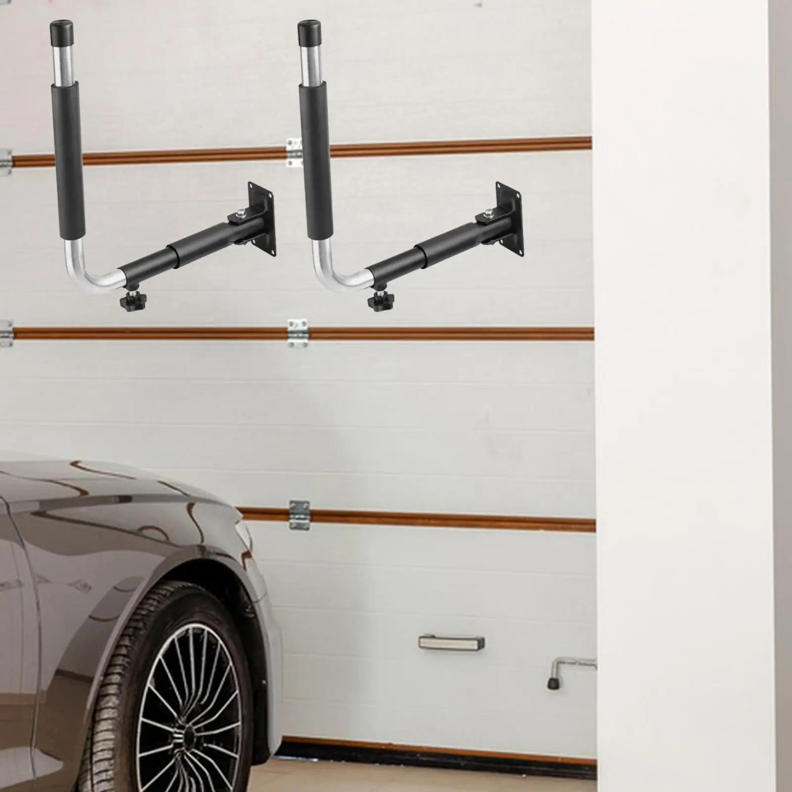 

Multifunction Wall Mounted Car Roof Box Rack Durable Heavy Duty Trunk Straps Snowboard Bracket for Garage Home Skimboarding