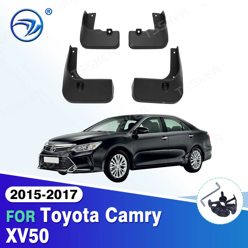 

4Pcs Car Front Rear Mud Flap Mudguards for Toyota Camry XV50 2015 2016 2017 Splash Guard Mud Flap Mudflaps