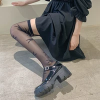 sexy black white soild color long socks women over knee thigh high over the knee stockings lolita ladies girls warm knee socks