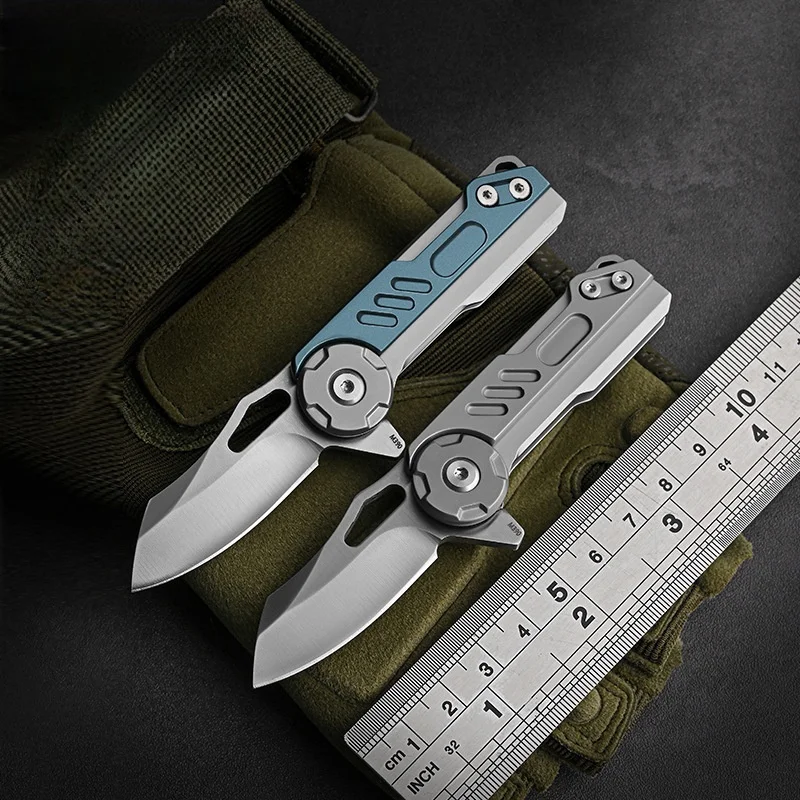 Портативный нож для распаковки из нержавеющей стали мини складной на колесах