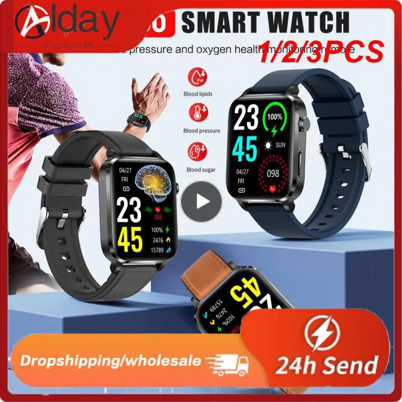 

1/2/3PCS New Non-invasive Blood Sugar Smart Watch Men Laser Treatment Health Blood Pressure Sport Smartwatch Women Glucometer