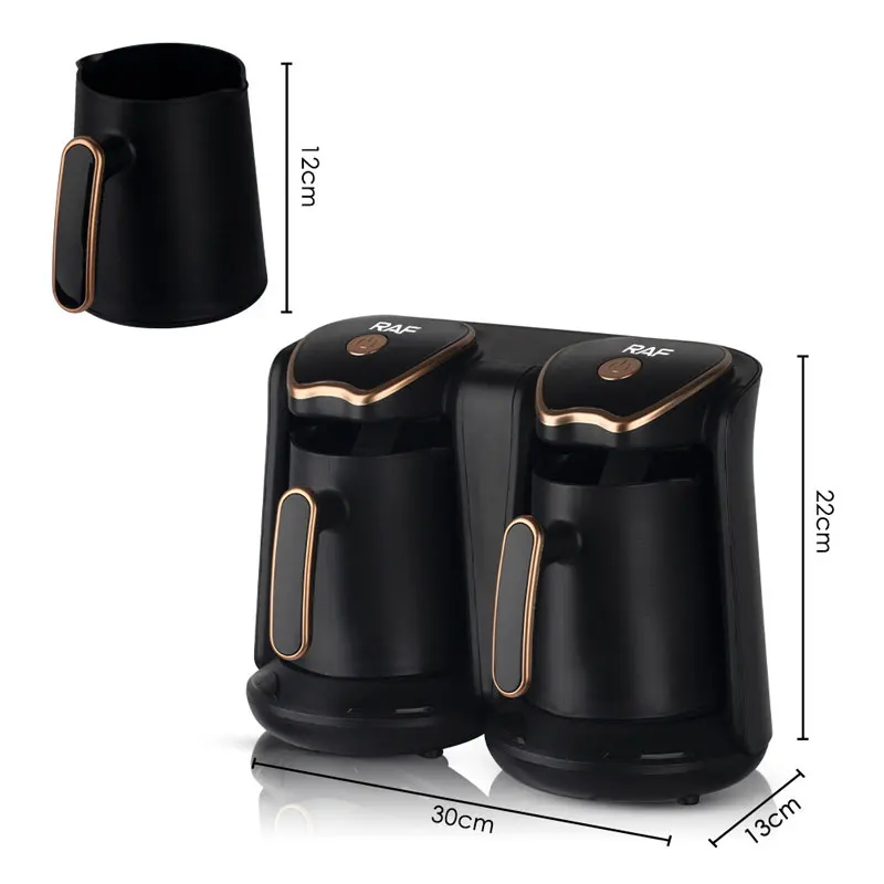 Турецкий кофейник электрическая капельная Кофеварка дизайн с двойным горшком 500