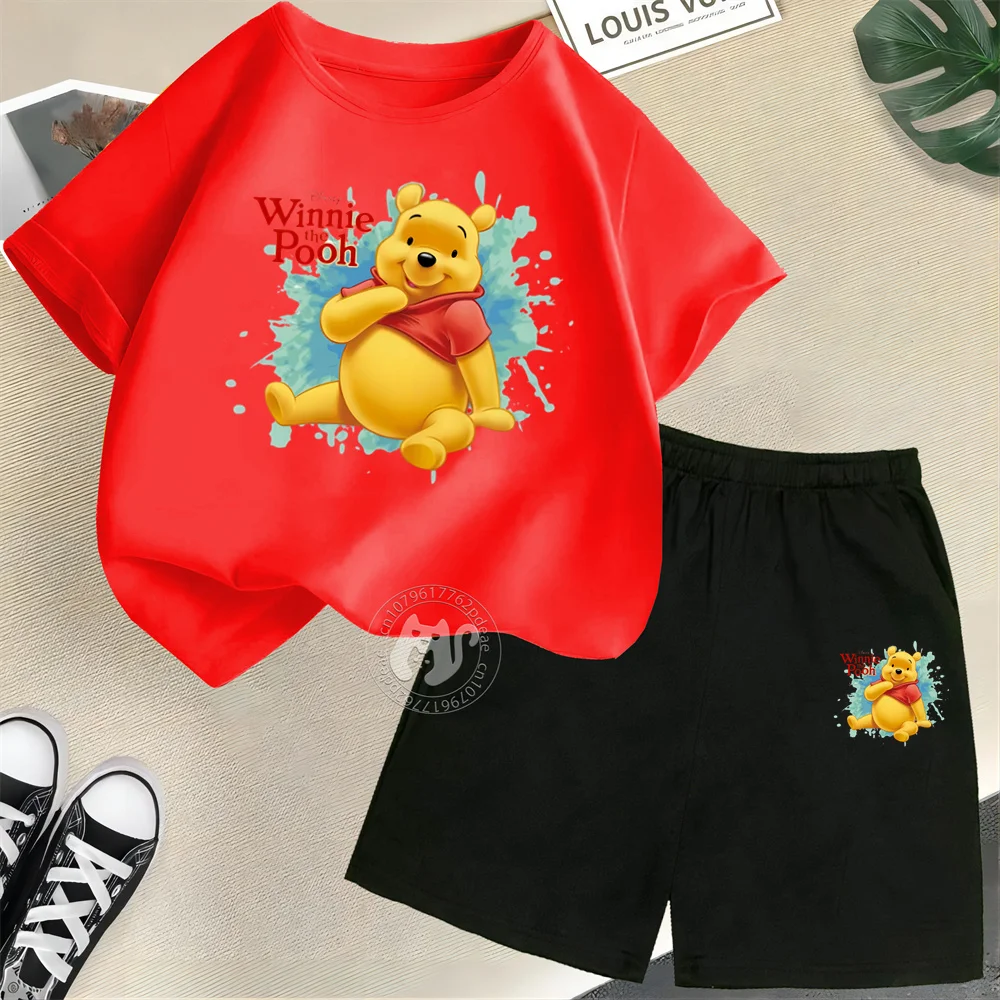 Детский комплект из футболки с коротким рукавом и шортов 100% хлопка