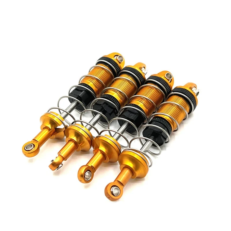 

Metal Front and Rear Oil Damper for 104072 1/10 RC Car Upgrades Parts Accessories,Yellow