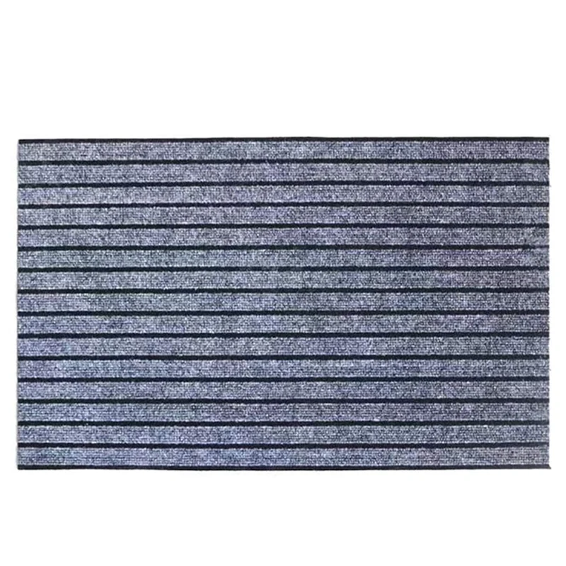 

Durable Striped Doormat Outdoor Indoor, 20X31.5 Inch Waterproof Non Slip Washable Entrance Rug Floor Mats, Upgrade Scraper Doorm