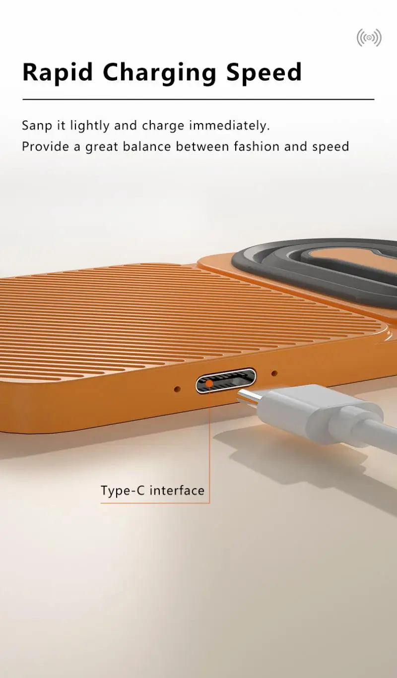 Magsafe 15W Wireless Charging Phone Holder for Iphone 12 13 14 Pro Max Portable Foldablefor Magnetic Mobile Phone Stand Base