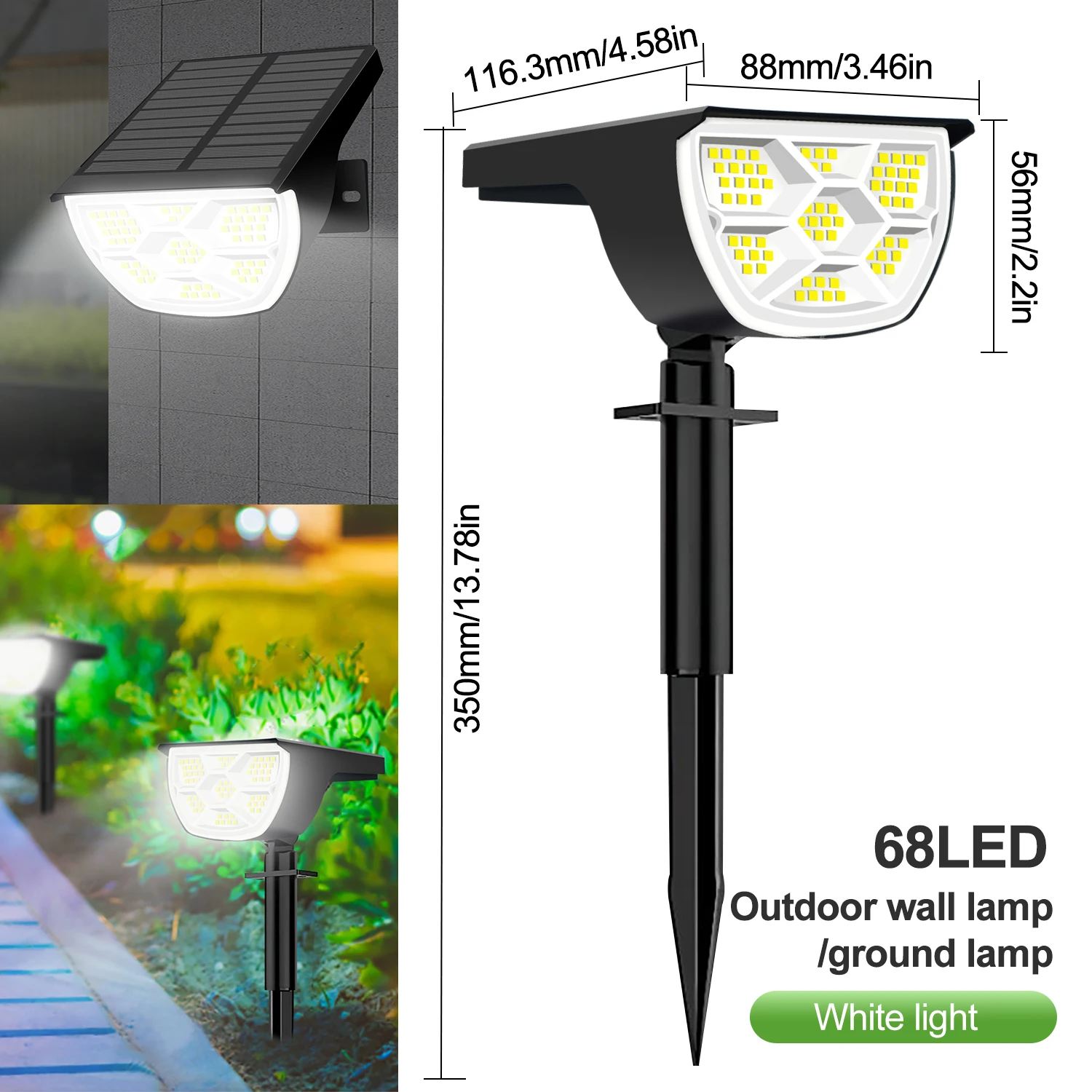 

Солнечные прожекторы Newstyle 72 LED