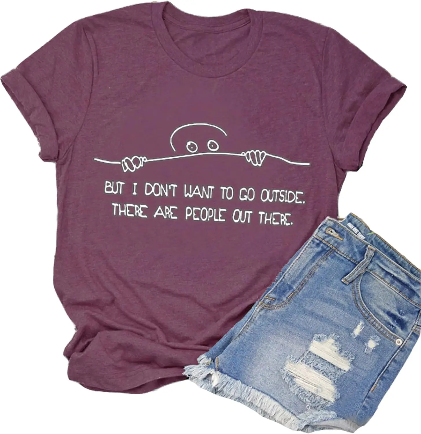 Женские топы но я не хочу выходить на улицу есть Забавные футболки