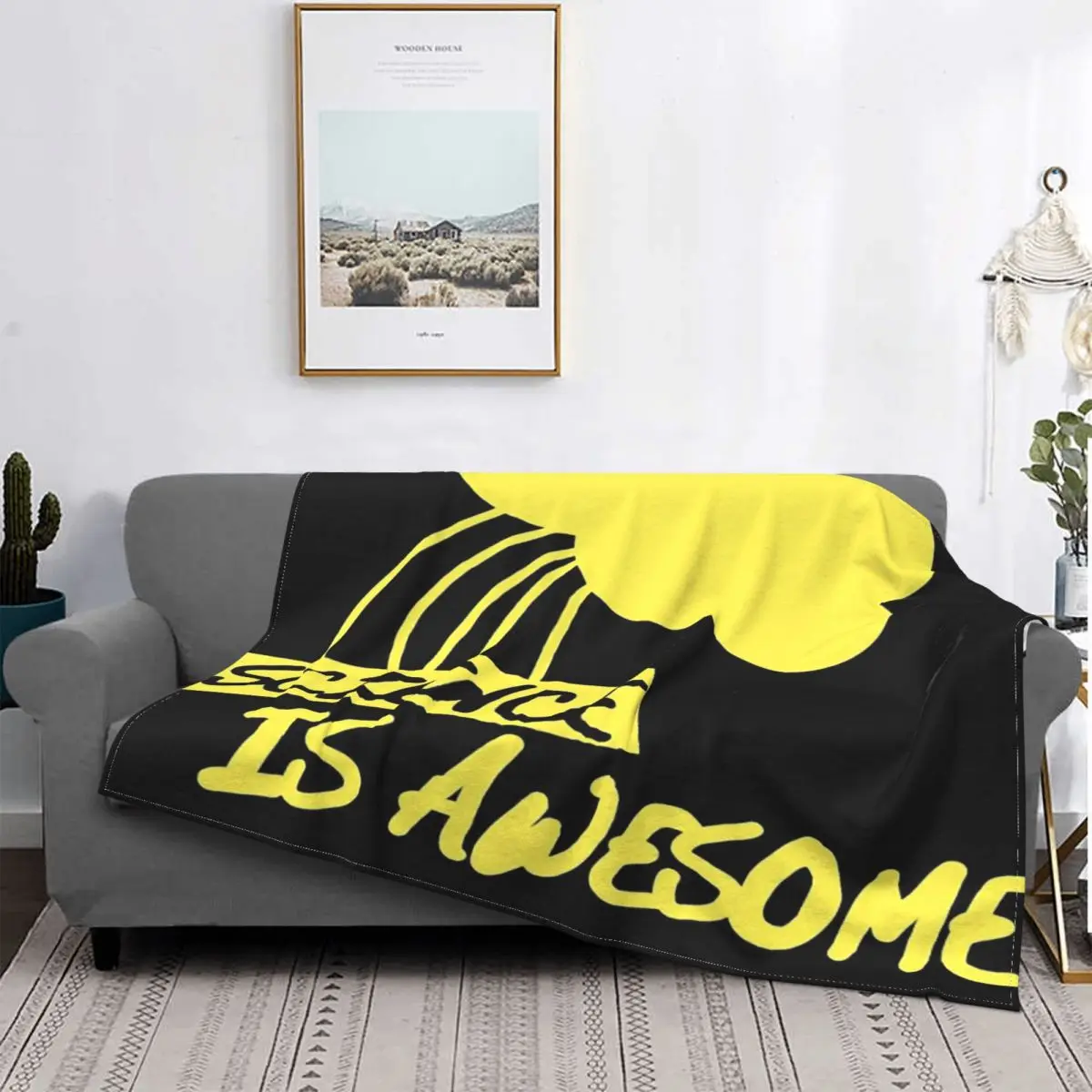 

La ciencia es impresionante, manta, para cama colcha, colchas a cuadros, mantas a cuadros, manta para cama