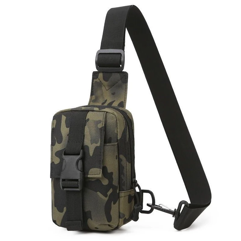 

Tactical Chest Bag Military Trekking Pack Sports Bag Shoulder Bag Crossbody Pack Assault Pouch for Hiking Cycling Camping