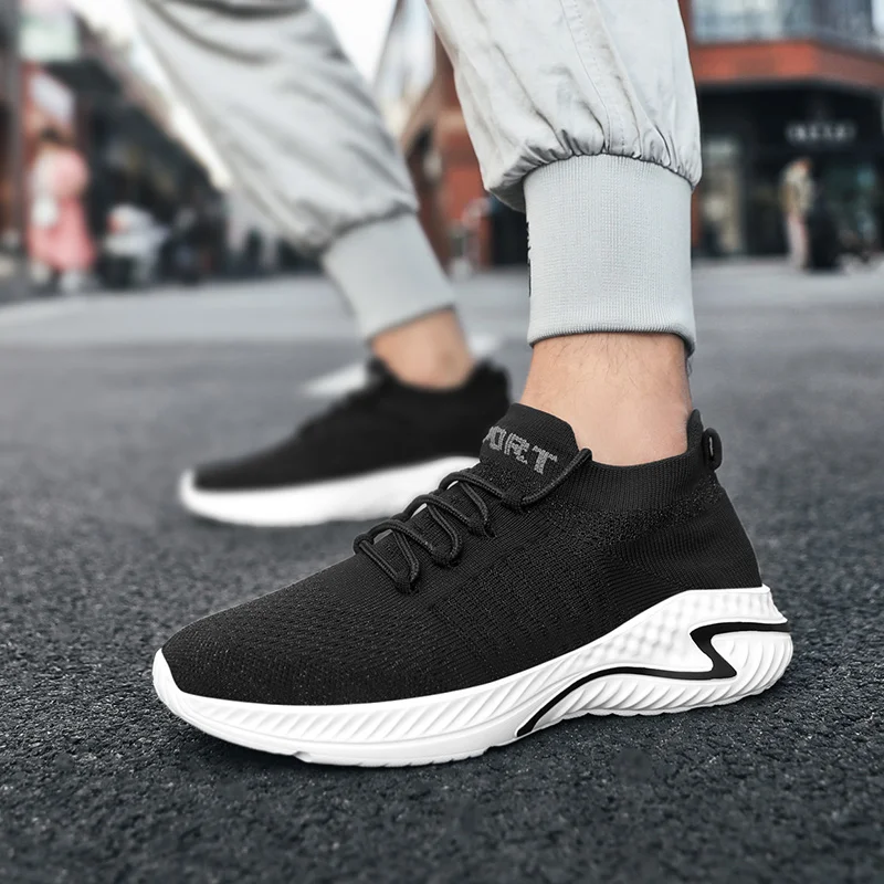 JIEMIAO New Women Sports Running Shoes Fashion Mesh Breathable Men Sneakers Comfortable Couples Casual Walking Shoes
