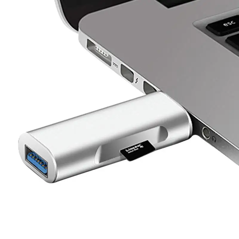 

Card Reader OTG Memory Card Adapter OTG USB Plug And Play USB OTG Memory Card Adapter Multifunctional Practical For Outdoor