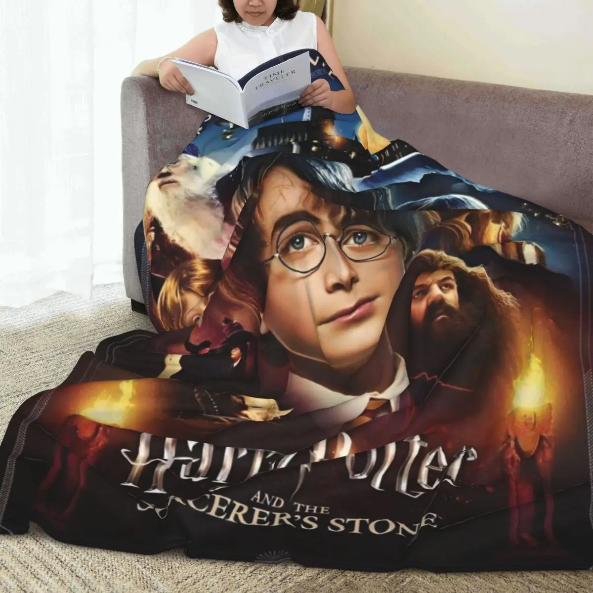 Одеяло из фильма H-HARRY P-POTTER фэнтезийное литературное романы декоративное