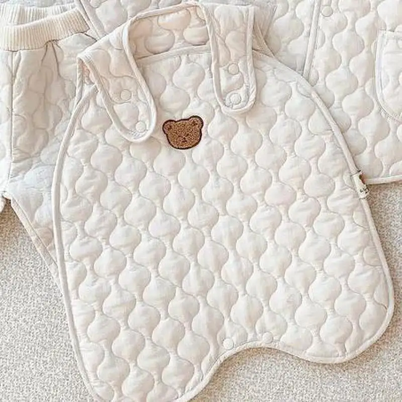 

Newborn Baby Solid Sleeping Bags Autumn Winter Thick Sleepsacks For Infant Boys Girls Kids Warm Swaddle Babies Cotton Clothes